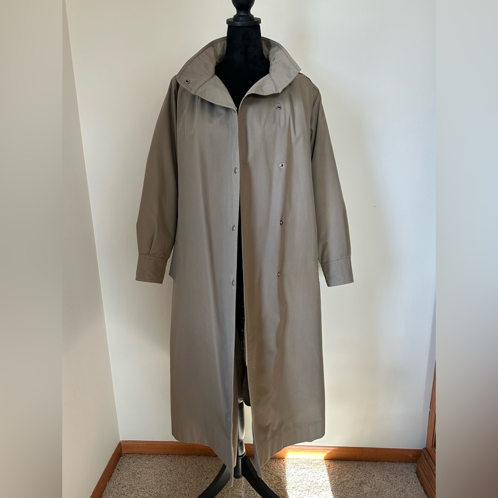 LINED TRENCH-COAT Gale Gould for Fox Run - Sz 5/6